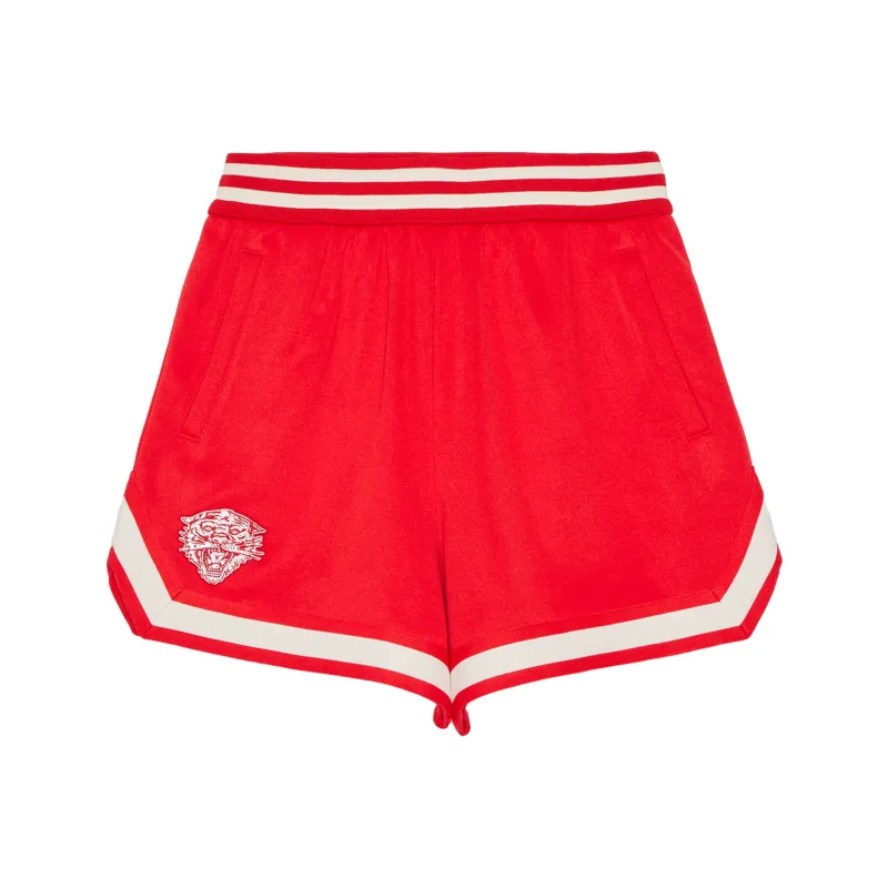 Ed Hardy Casual Shorts Women's Warm Neon Rose Red E1PBW387-0