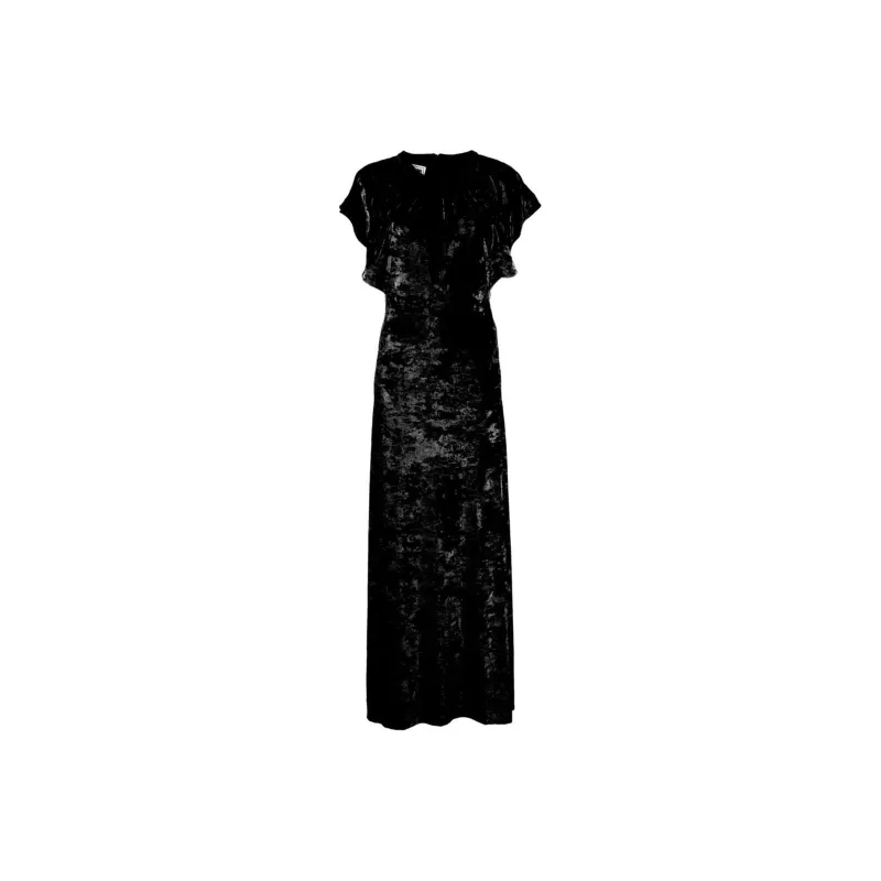 MOSCHINO Cut-out Velvet Maxi Dress-0