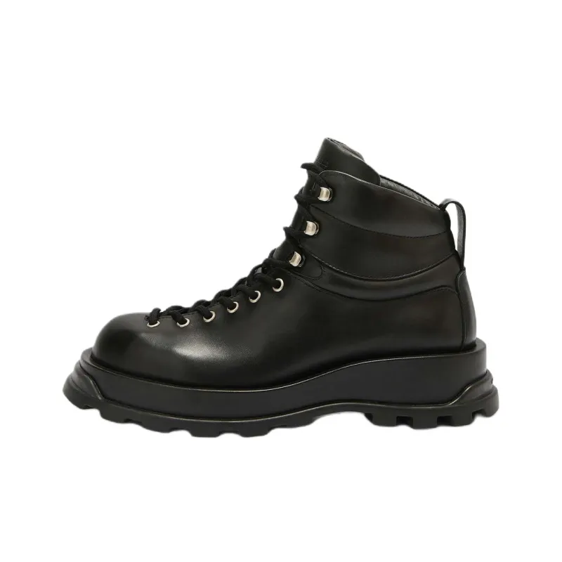 JIL SANDER Round Toe Ankle Boots Women's-0