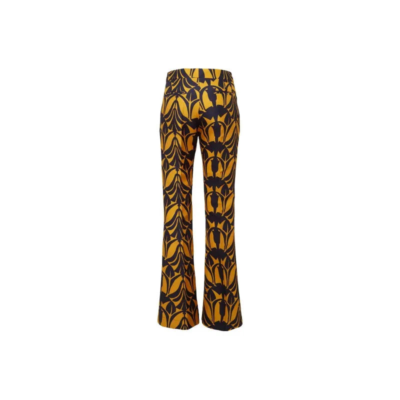 La DOUBLEJ. Graphic-print Tailored Trousers-2