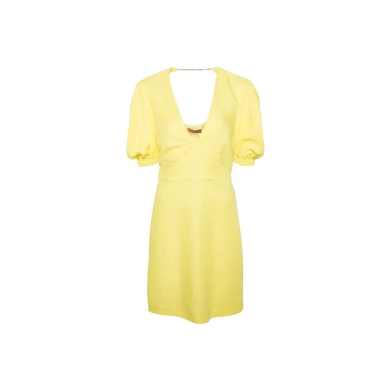 Twinset Plunging V neck Minidress-0
