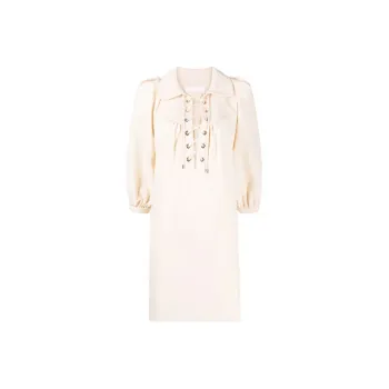See By Chloe Long-Sleeved Dresses Women's Beige