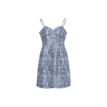 LOFT SHINE SS22 Dress Women's Gray Blue