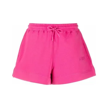 GANNI Software Shorts 'Shocking Pink'