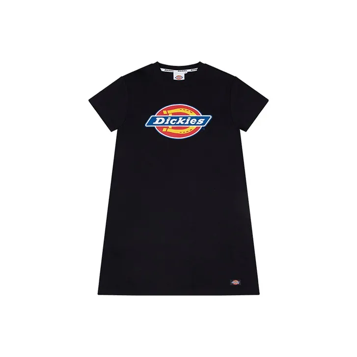 Dickies Short Sleeved Dresses Women's Black-0