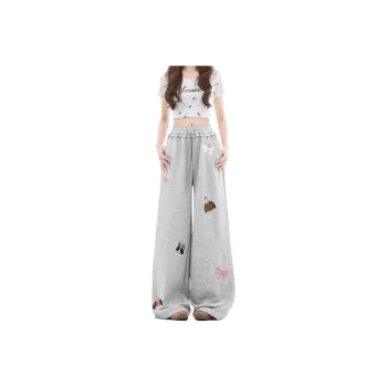 CUWU Casual Pants Draped Wide Leg Pants Women's