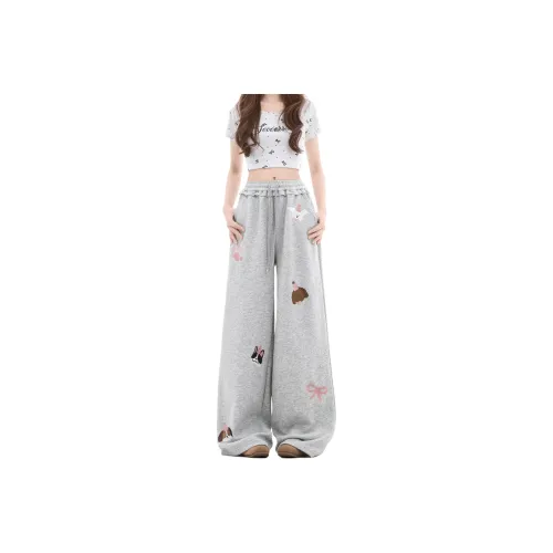 CUWU Casual Pants Draped Wide Leg Pants Women's