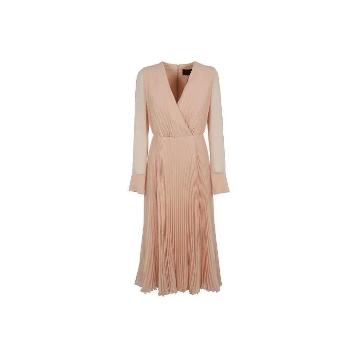 MaxMara Long Sleeved Dress Women's Pink-0