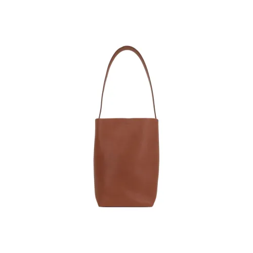 THE ROW N/S Park Cow Leather Handbag Medium Size Women's Umber
