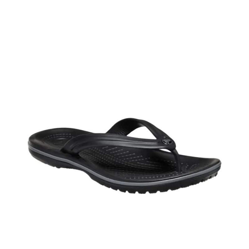 Crocs Crocband Abrasion Resistant Flip Flops Unisex Black-1