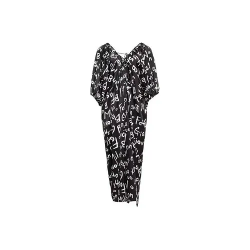 BESIONIA SS23 Short Sleeved Dress Women's Black White