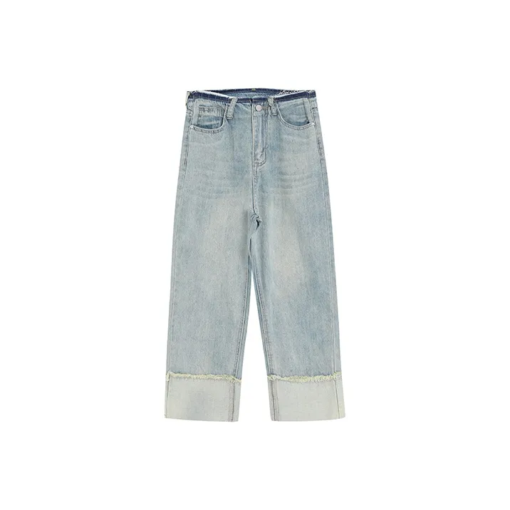 ZVJH Jeans Women's Nostalgic Green-0