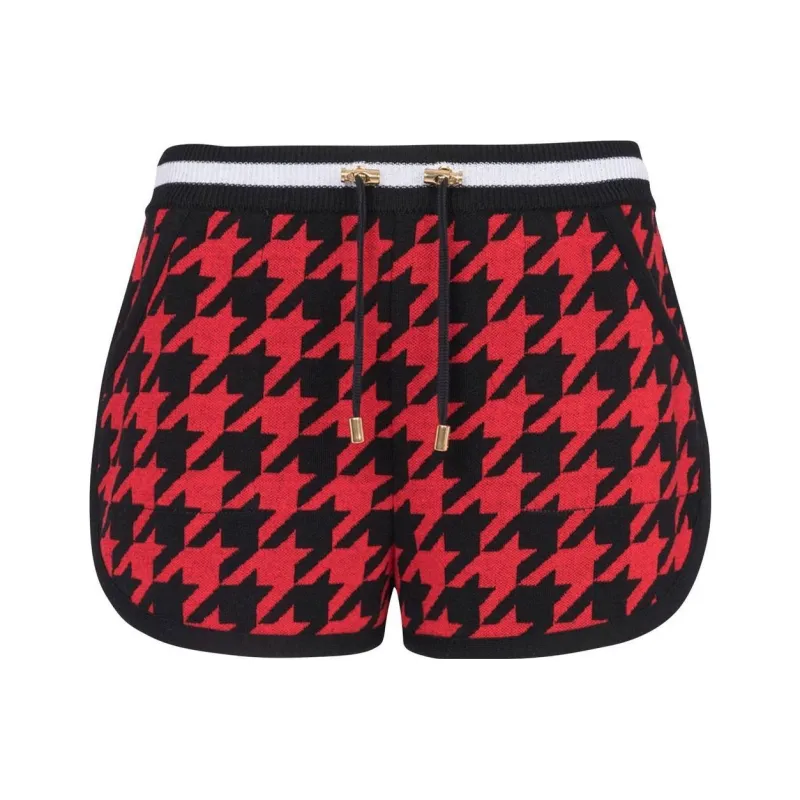 BALMAIN Casual Shorts Women's Red-0