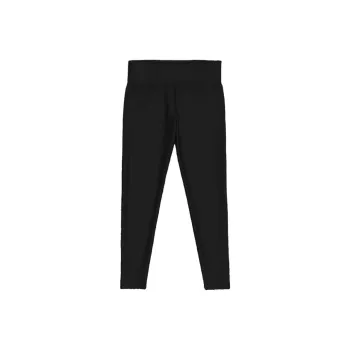 Victoria's Secret VS Cotton Yoga Mid-Rise Foldover Leggings / Pure Black Casual Pants Women's Pure Black