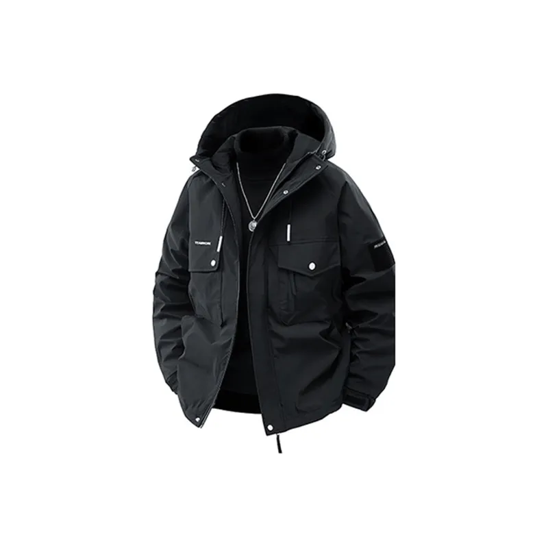 LSVE Puffer Jacket Unisex Black-0