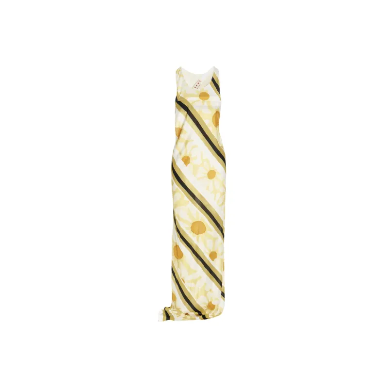 MARNI Sleeveless Dresses Women's Yellow-0