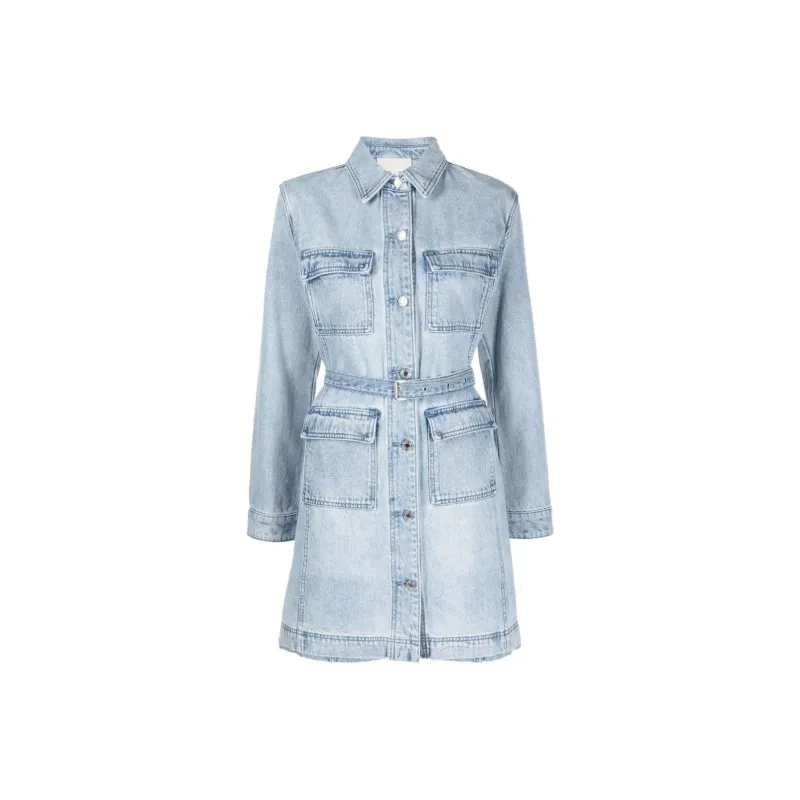MICHAEL KORS Long Sleeved Dresses Women's Light Blue-0