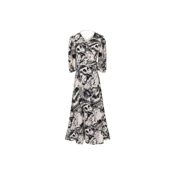 Migu Short-Sleeved Dresses Women's Multicolor