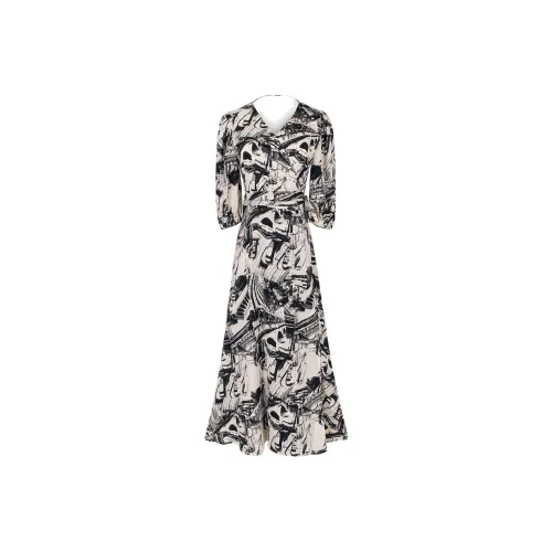 Migu Short-Sleeved Dresses Women's Multicolor
