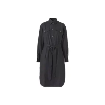 Burberry Long Sleeved Dress Women's Black