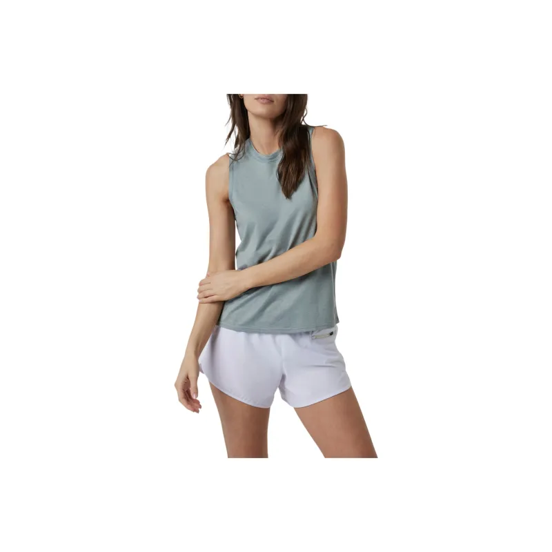 Vuori Tank Tops Women's Gray/VintagePistachioHeather-0