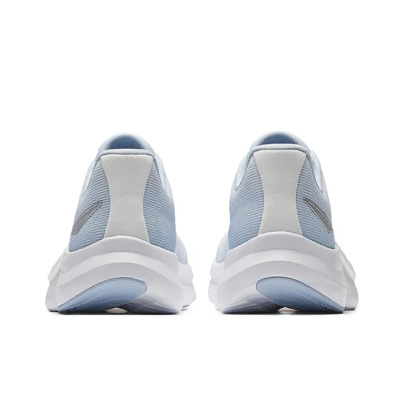Anta Cushioning Rebound Lightweight Breathable Low Top Training Racing Running Shoes Women's White Blue-3