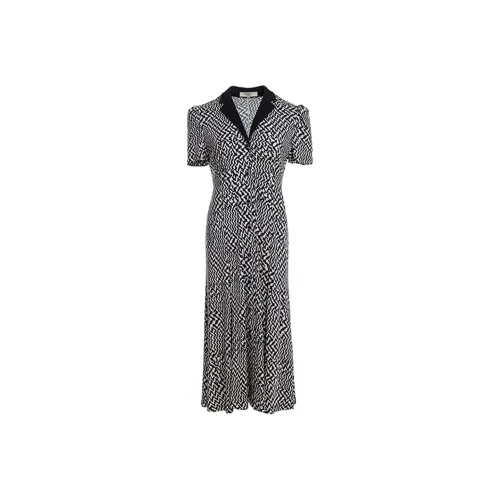 BESIONIA SS22 Short Sleeved Dresses Women's Black White