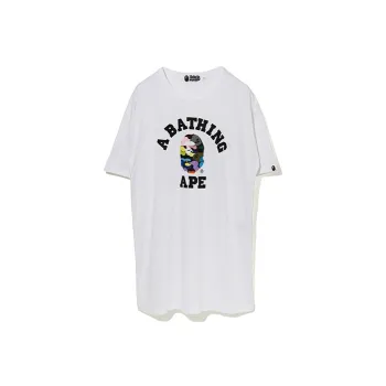 A BATHING APE Head Series Short Sleeved Dresses Women's