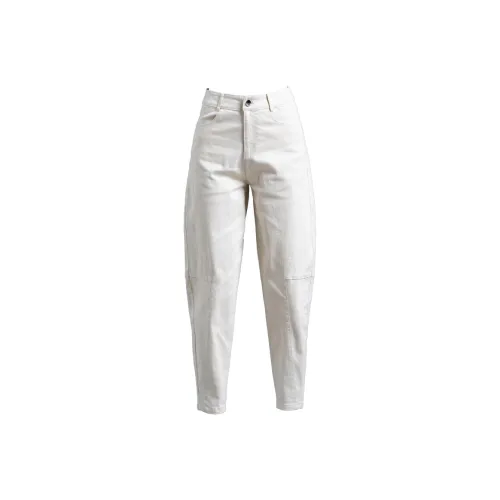 You Cow Me Pants Casual Pants Women's Beige