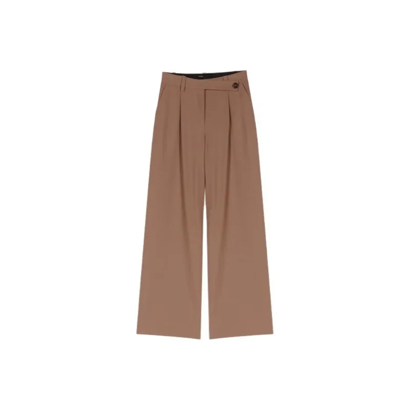 Maje Pleated Wide-leg Trousers-0