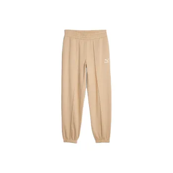 PUMA CLASSICS Knitted Sweatpants Women's Light Khaki