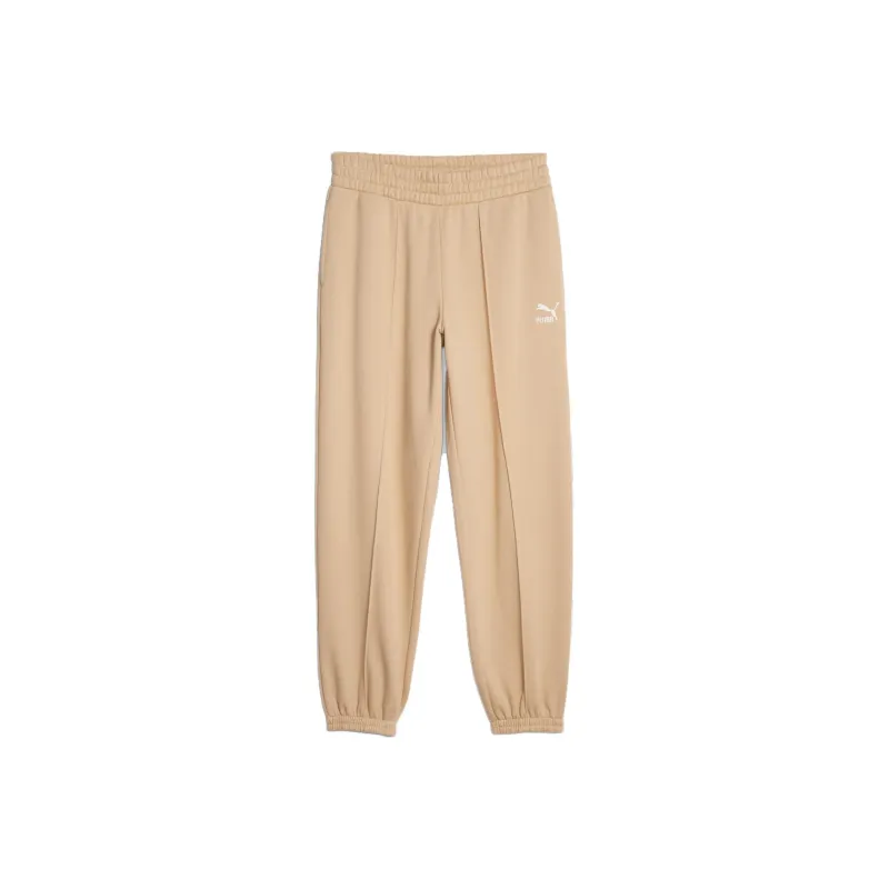 PUMA CLASSICS Knitted Sweatpants Women's Light Khaki-0