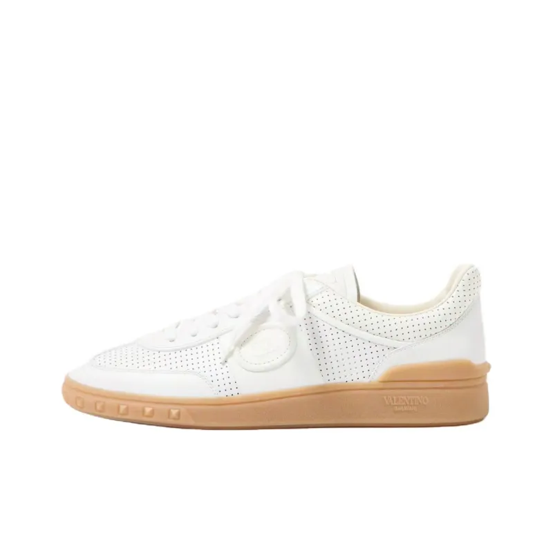 Valentino Upvillage Low Top Skateboard Shoes Men's White-0