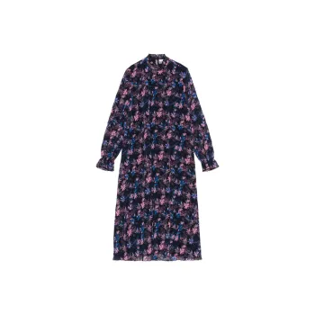 GANNI Long-Sleeved Dresses Women's Black