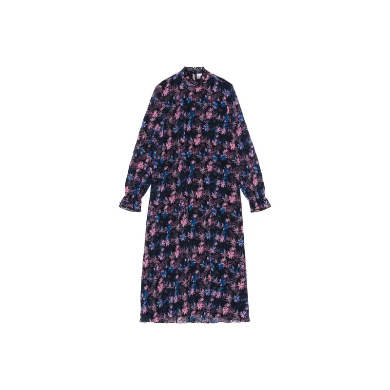 GANNI Long-Sleeved Dresses Women's Black-0