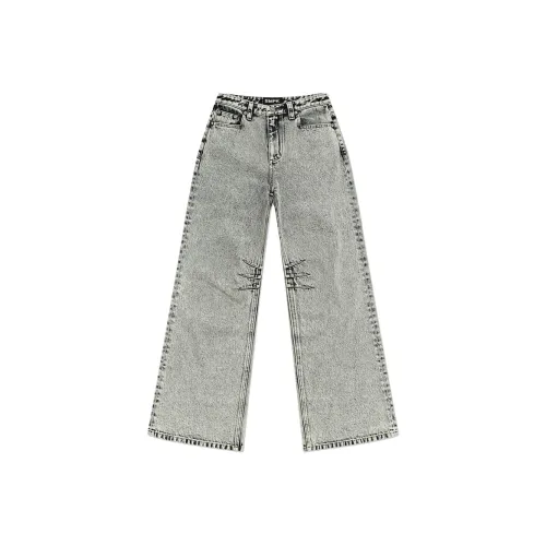 SMFK Jeans Unisex White Snowflake