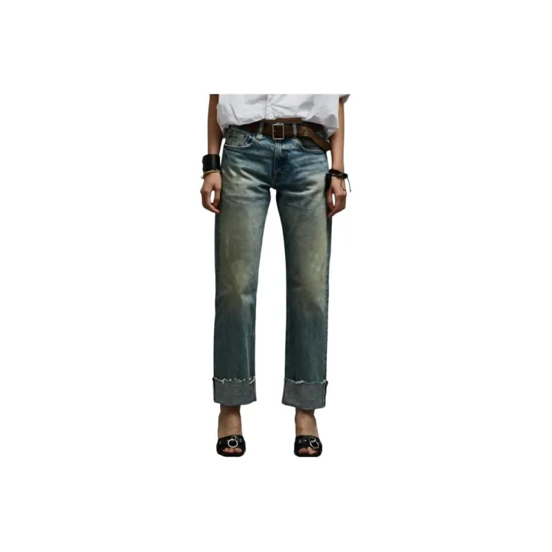 R13 SS24 Jeans Women's Roslin Blue-0