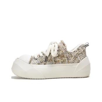 ADCDAVINCI Abrasion Resistant Height Increasing Low Top Canvas Shoes Unisex
