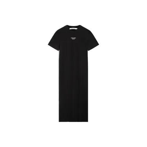 CK/Calvin Klein Short Sleeved Dresses Women's Space Black