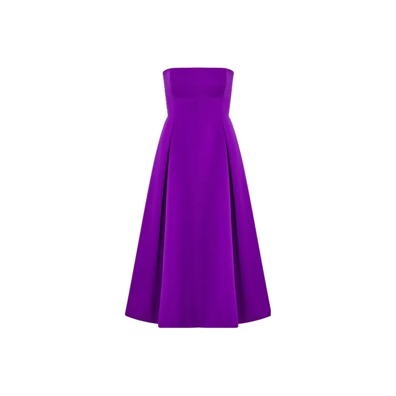 DIOR SS23 Sleeveless Dress Women's Purple-0