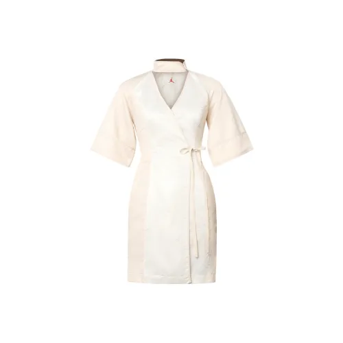 Jordan Short Sleeved Dresses Women's White Pink
