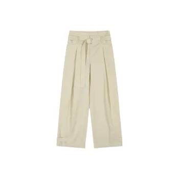 LOW CLASSIC Belted Wide leg Trousers