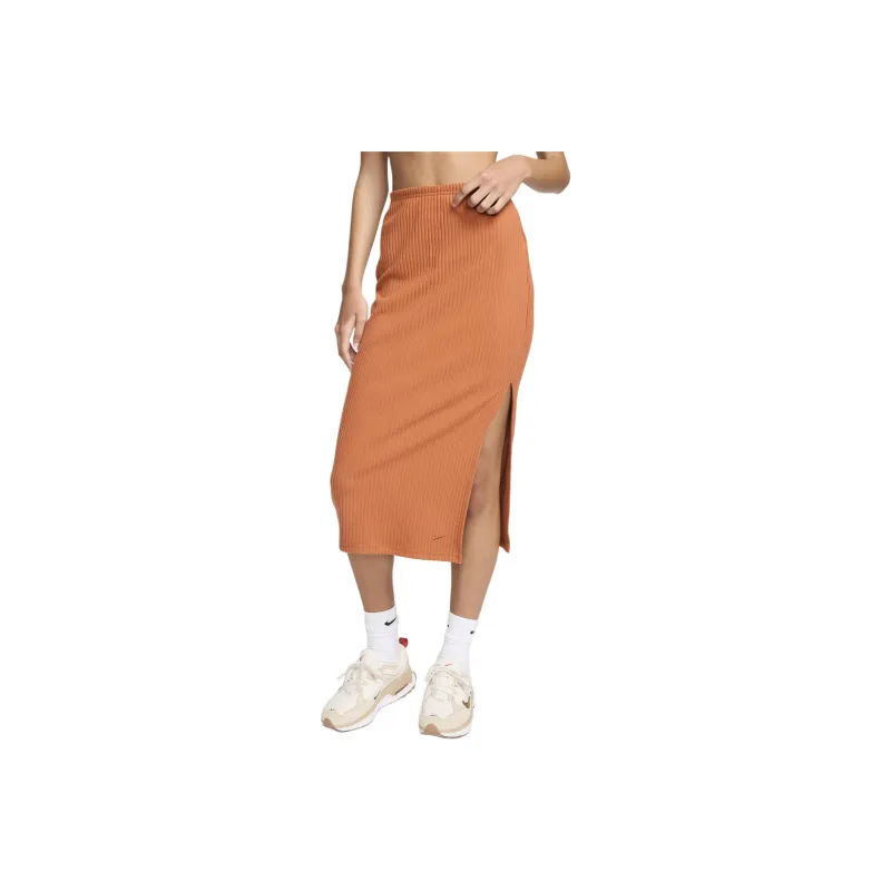 Nike Sportswear Chill Rib Women's Slim Midi Skirt-0