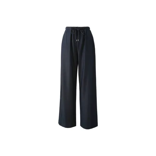3COLOUR Casual Pants Women's Deep Sea Blue