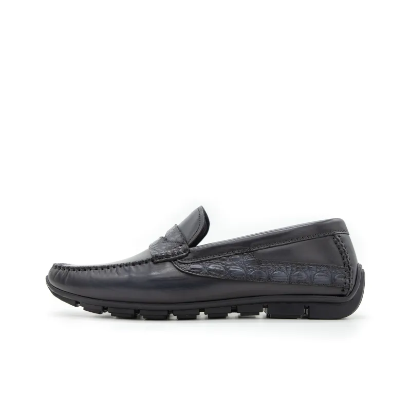 Satchi Loafers Men's Black Gray-0