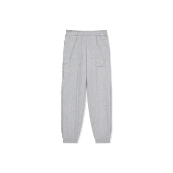 QIAODAN Knitted Sports Pants Women's Gray Heather Gray