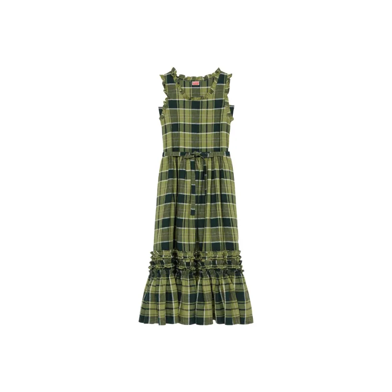 KENZO Sleeveless Dresses Women's Green-0