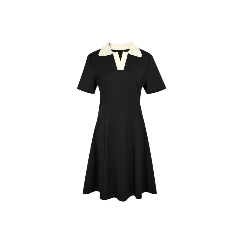 3COLOUR Short-Sleeved Dresses Women's Black-0