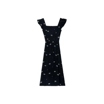 ETSE Short Sleeved Dresses Women's Black