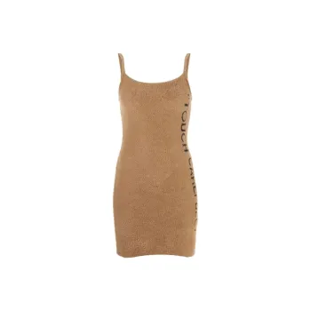 OFF WHITE Logo Detailed Sleeveless Dress